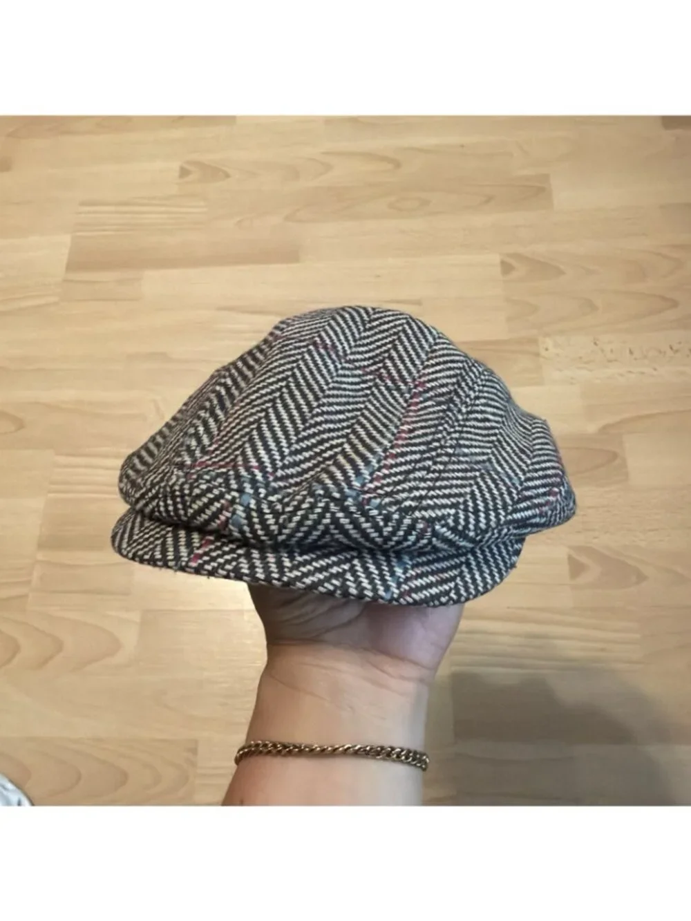 Dakine Wool Newsboy Womens Kids Plaid Hat Cap One Size